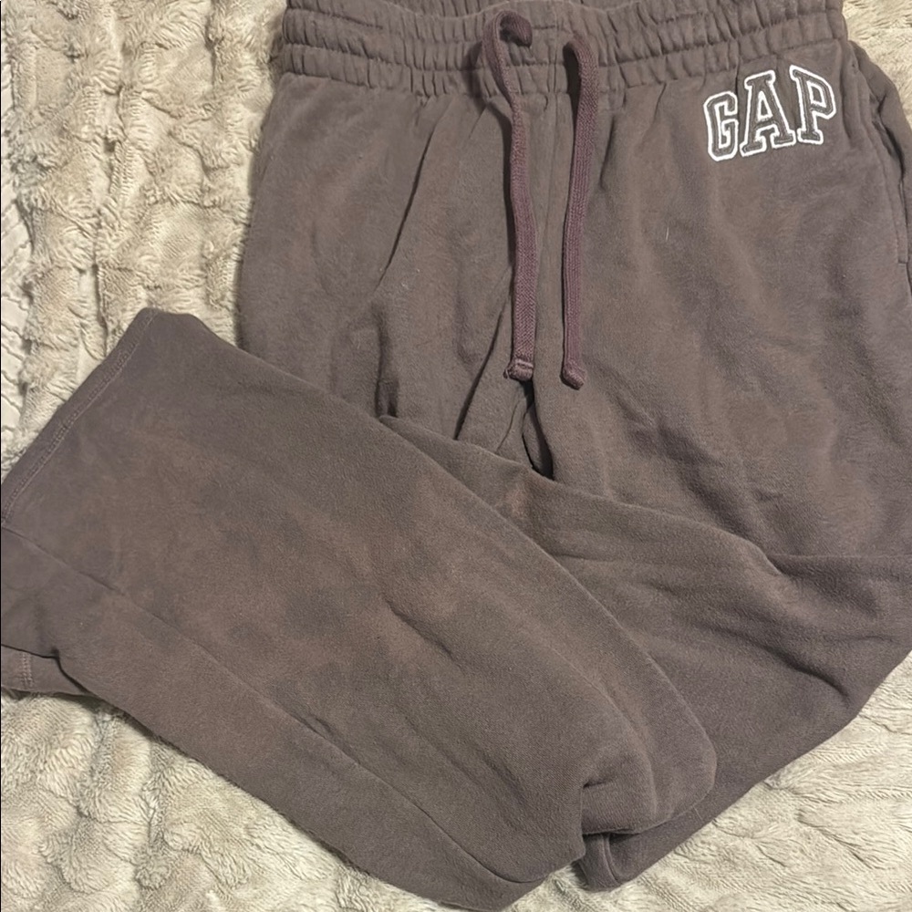 GAP Brown/purple Sweatpants wide leg XS